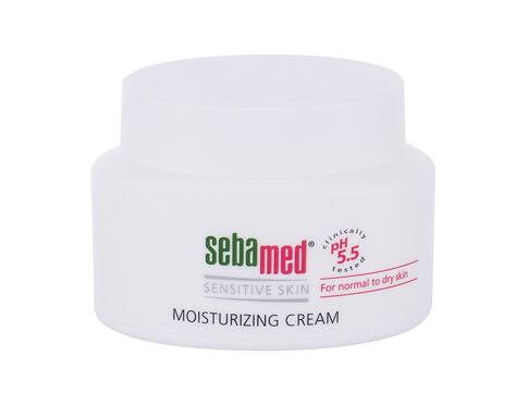 Denní pleťový krém SebaMed Sensitive Skin Moisturizing 50 ml bez krabičky