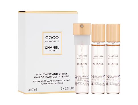 Parfémovaná voda Chanel Coco Mademoiselle Intense Náplň 3x7 ml poškozená krabička