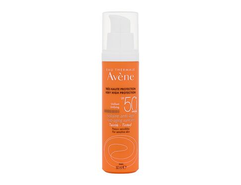 Opalovací přípravek na obličej Avene Anti-Age Suncare Tinted SPF50+ 50 ml