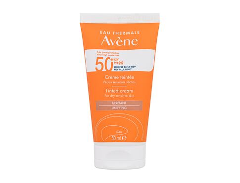 Opalovací přípravek na obličej Avene Sun Tinted Cream SPF50+ 50 ml