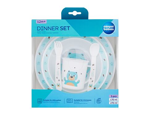 Nádobí Canpol babies Cute Animals Dinner Set Bear 270 ml