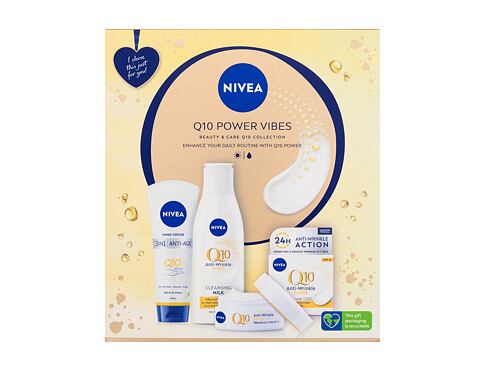 Denní pleťový krém Nivea Q10 Power Vibes 50 ml poškozená krabička Kazeta