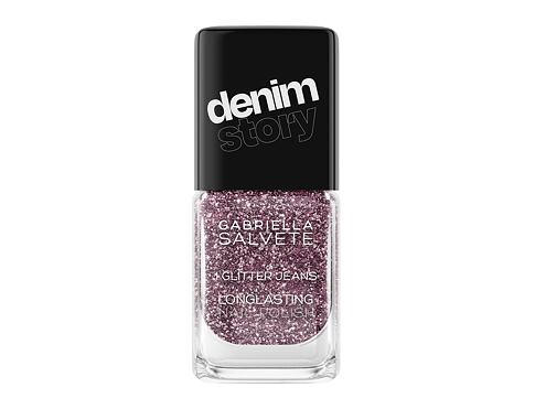 Lak na nehty Gabriella Salvete Denim Story Longlasting Nail Polish 11 ml 01 Glitter Jeans