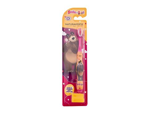 Klasický zubní kartáček Naturaverde Masha and The Bear Toothbrush 1 ks