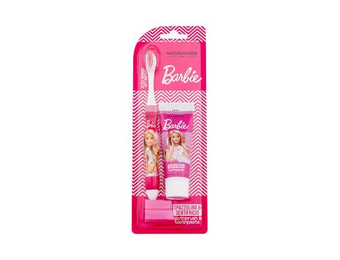 Zubní pasta Naturaverde Barbie Toothbrush + Toothpaste 25 ml Kazeta