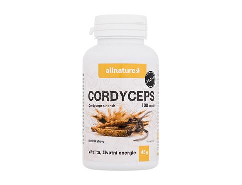 Doplněk stravy Allnature Cordyceps 100 ks