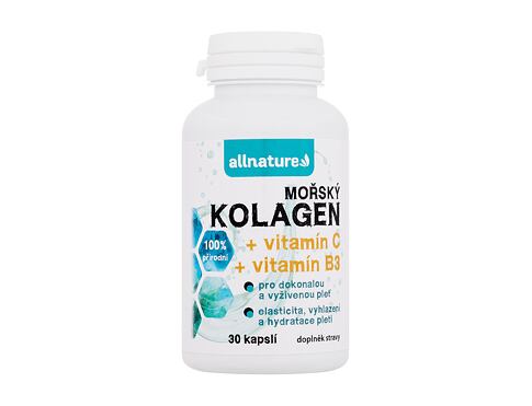 Doplněk stravy Allnature Mořský Kolagen + Vitamín C a B3 30 ks