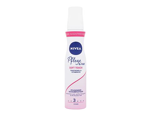 Tužidlo na vlasy Nivea Care & Hold Soft Touch Caring Mousse 150 ml poškozený flakon