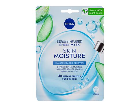 Pleťová maska Nivea Skin Moisture Serum Infused Sheet Mask 1 ks