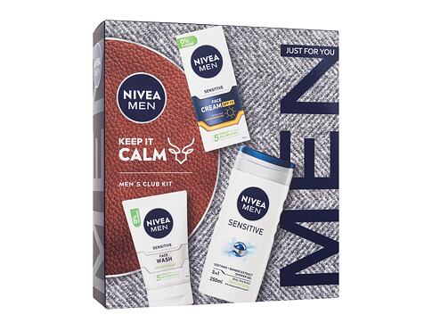 Denní pleťový krém Nivea Men Sensitive Keep It Calm 75 ml Kazeta