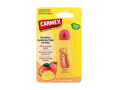 Balzám na rty Carmex Peach Mango 10 g poškozený obal