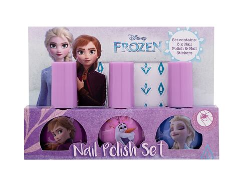 Lak na nehty Lip Smacker Disney Frozen Nail Polish Set 4 ml Kazeta