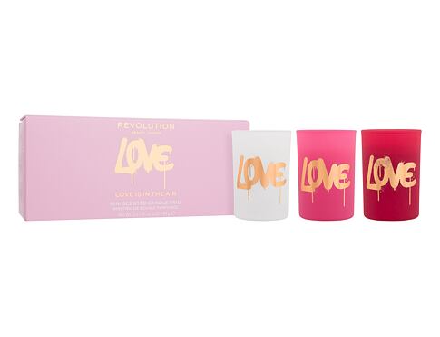 Vonná svíčka Revolution Home Love Mini Scented Candle Trio 40 g Kazeta