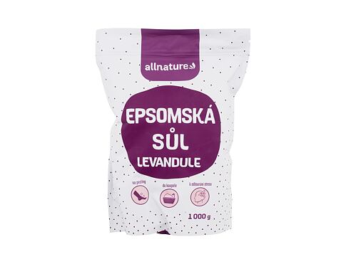 Koupelová sůl Allnature Epsom Salt Lavender 1000 g