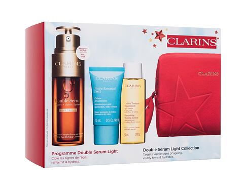 Pleťové sérum Clarins Double Serum Light Collection 50 ml Kazeta