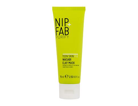 Pleťová maska NIP+FAB Purify Teen Skin Fix Wasabi Clay Mask 75 ml