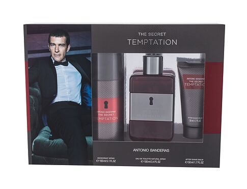 Toaletní voda Banderas The Secret Temptation 100 ml poškozená krabička Kazeta