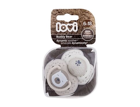 Dudlík LOVI Buddy Bear Dynamic Soother 6-18m 2 ks