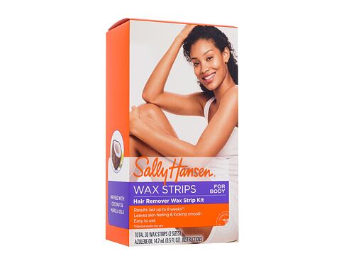 Depilační přípravek Sally Hansen Wax Hair Remover Wax Strip Kit For Body 30 ks