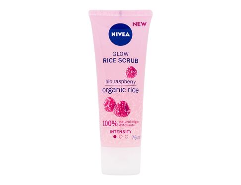 Peeling Nivea Rice Scrub Glow Bio Raspberry 75 ml