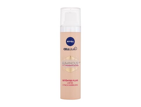 Denní pleťový krém Nivea Luminous 630 Antispot Tinted Fluid SPF20 40 ml