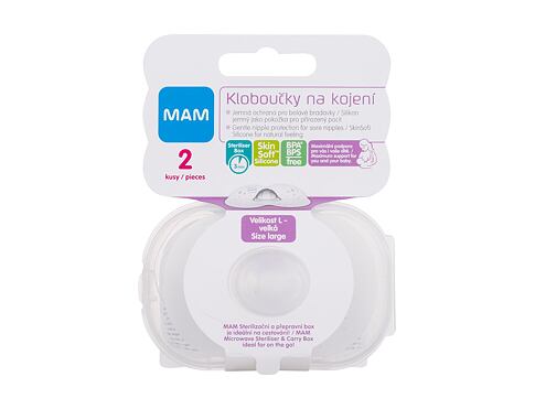 Vložky do podprsenky MAM Nipple Shields L 2 ks