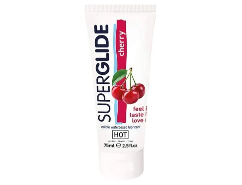 Lubrikační gel Hot SuperGlide Cherry 75 ml