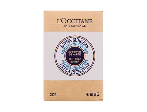 Tuhé mýdlo L'Occitane Shea Milk Extra Rich Soap 250 g