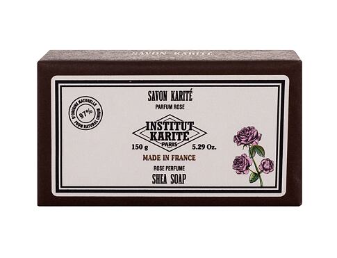 Tuhé mýdlo Institut Karité Shea Soap Rose 150 g