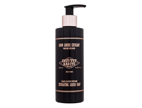 Tekuté mýdlo Institut Karité Exfoliating Liquid Soap Black Leather 250 ml