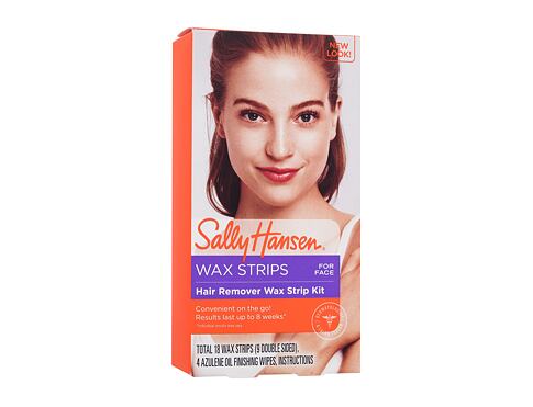 Depilační přípravek Sally Hansen Wax Hair Remover Wax Strip Kit For Face 18 ks