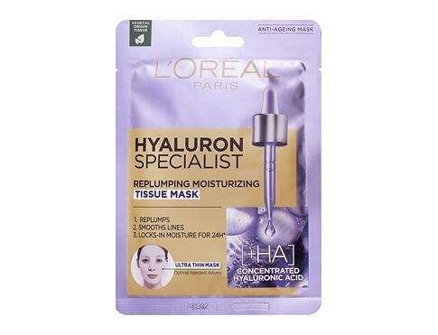 Pleťová maska L'Oréal Paris Hyaluron Specialist Replumping Moisturizing 1 ks