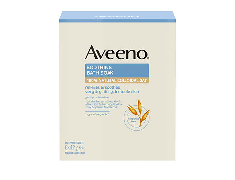 Koupelová sůl Aveeno Soothing Bath Soak 8x42 g