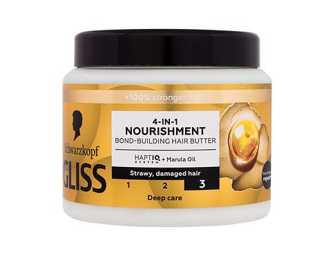 Maska na vlasy Schwarzkopf Gliss Nourishment 4-in-1 Hair Butter 400 ml