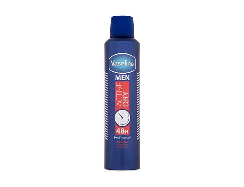 Antiperspirant Vaseline Men Active Dry 48h 250 ml