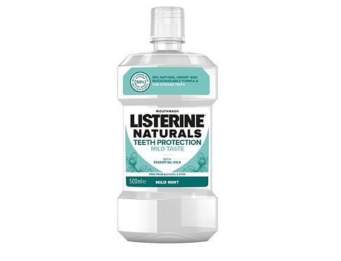 Ústní voda Listerine Naturals Teeth Protection Mild Taste Mouthwash 500 ml