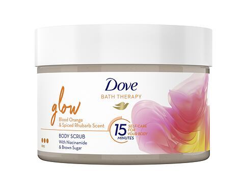 Tělový peeling Dove Bath Therapy Glow Body Scrub 295 ml