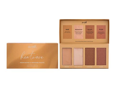 Konturovací paletka Barry M Heatwave Highlighter & Bronzer Palette 14 g