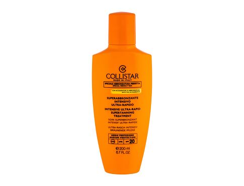 Opalovací přípravek na tělo Collistar Special Perfect Tan Intensive Ultra-Rapid Supertanning SPF20 200 ml poškozená krabička