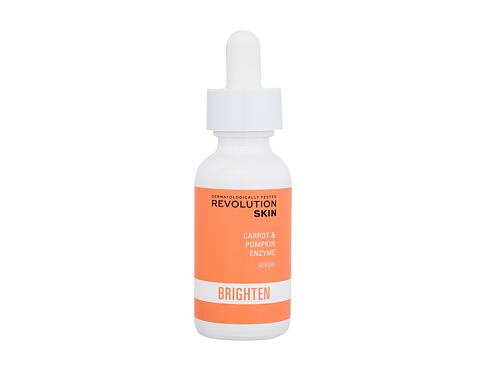 Pleťové sérum Revolution Skincare Brighten Carrot & Pumpkin Enzyme Serum 30 ml poškozená krabička