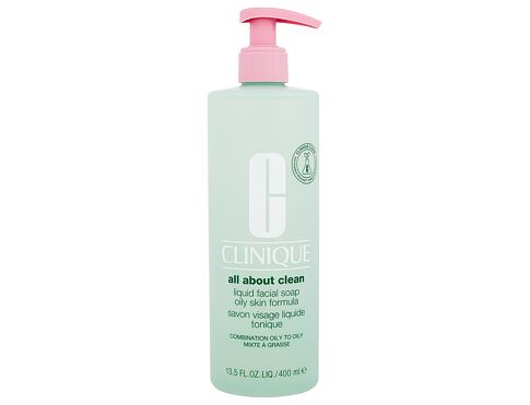 Čisticí mýdlo Clinique All About Clean Liquid Facial Soap Oily Skin Formula 400 ml