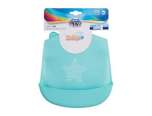 Bryndák Canpol babies Pastels Silicone Bib Blue 1 ks