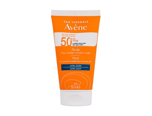 Opalovací přípravek na obličej Avene Sun Fluid SPF50+ 50 ml