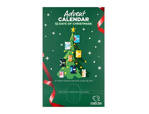 Pleťová maska Garnier Advent Calendar 12 Days Of Christmask 1 ks Kazeta