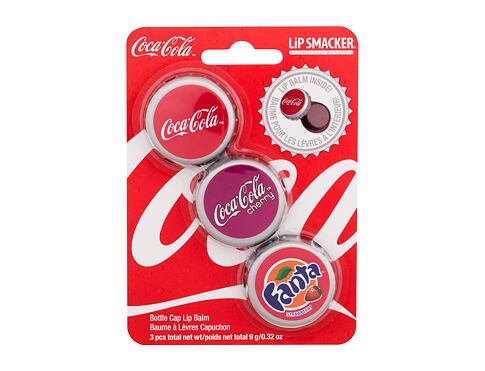 Balzám na rty Lip Smacker Coca-Cola Bottle Cap Lip Balm 3 g poškozený obal Kazeta