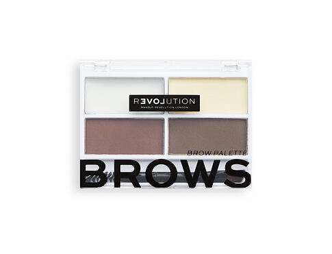 Set a paletka na obočí Revolution Relove Colour Cult Brows 3,2 g Dark