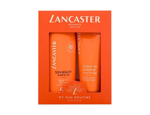 Opalovací přípravek na tělo Lancaster Sun Beauty My Sun Routine 175 ml poškozená krabička Kazeta