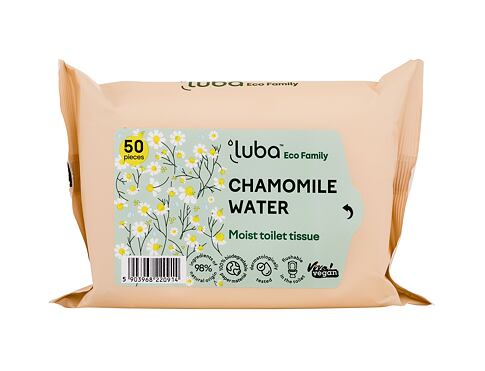 Vlhčený toaletní papír Luba Eco Family Chamomile Water 50 ks