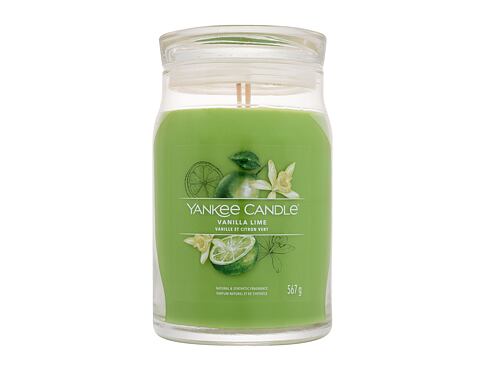 Vonná svíčka Yankee Candle Signature Vanilla Lime 567 g