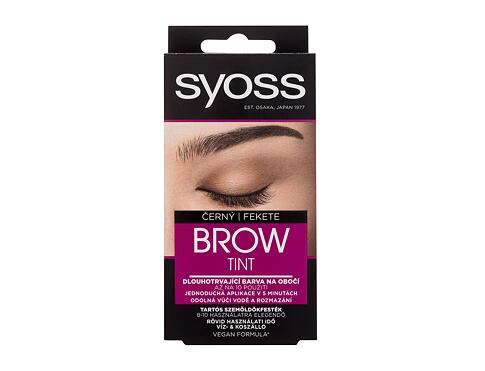 Barva na obočí Syoss Brow Tint 17 ml Black